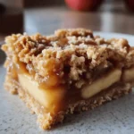 Salted Caramel Apple Crumble Bars