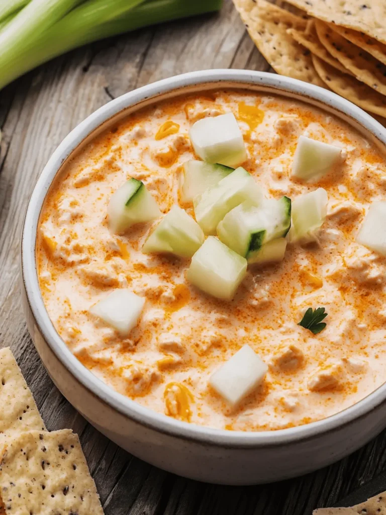 Creamy Buffalo Chicken Dip