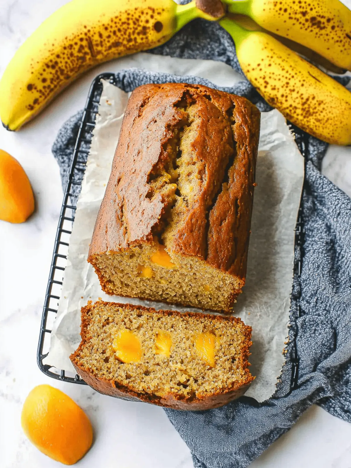Mango Banana Bread