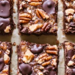 Salted Chocolate Pecan Dessert Bars