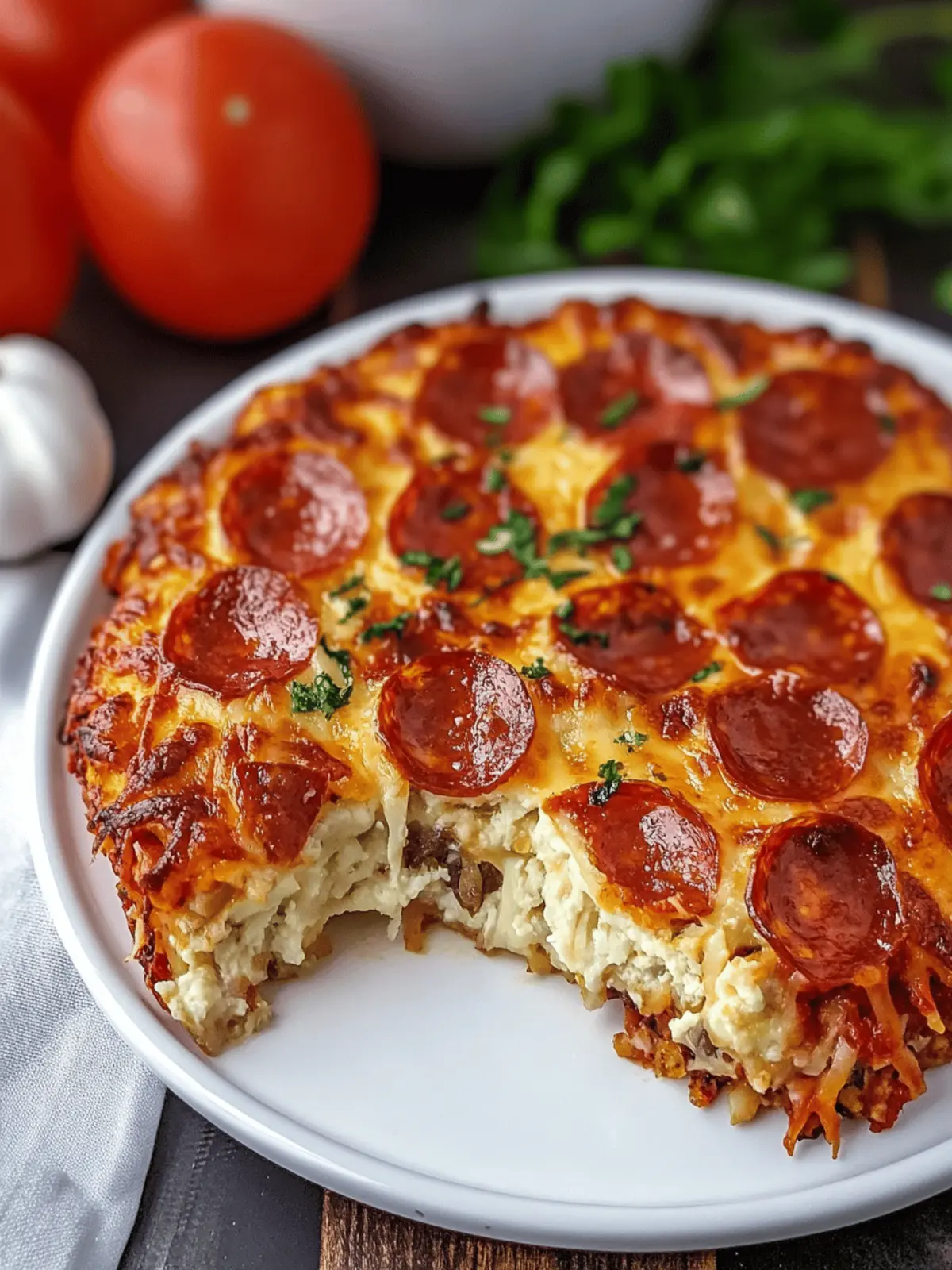 Pizza Style Cottage Cheese Bake
