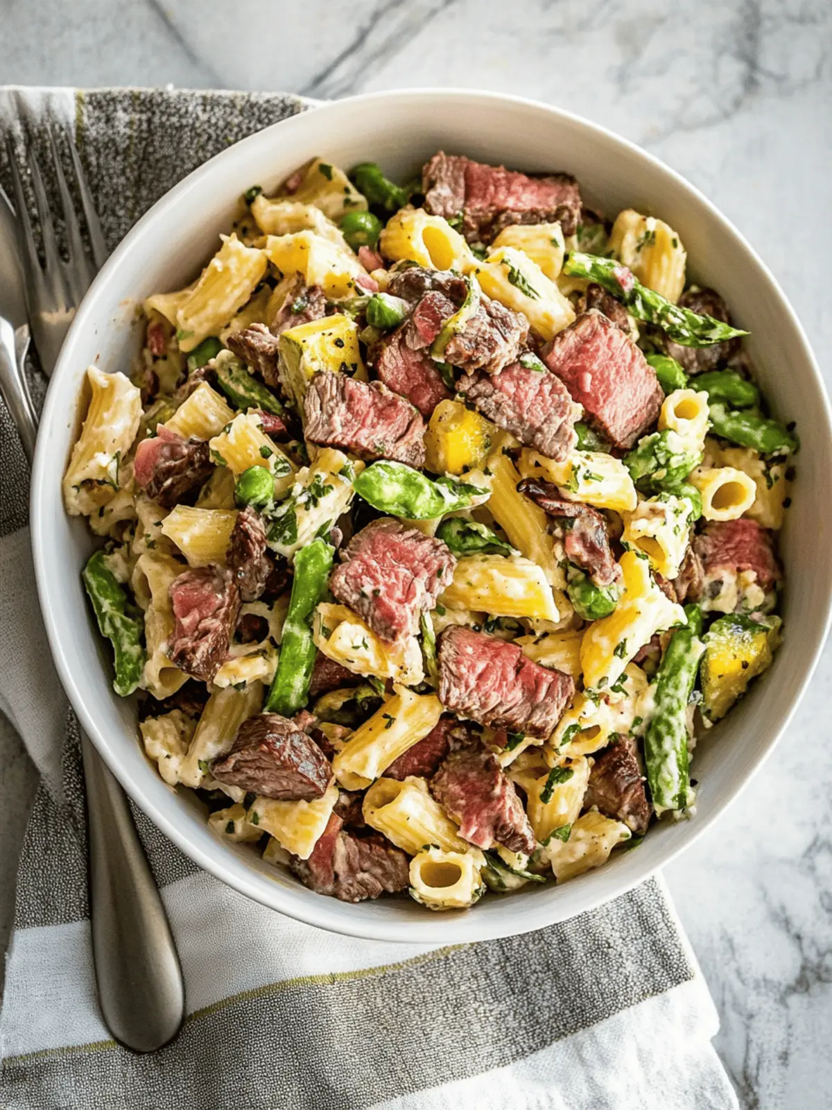 Steak Pasta Salad