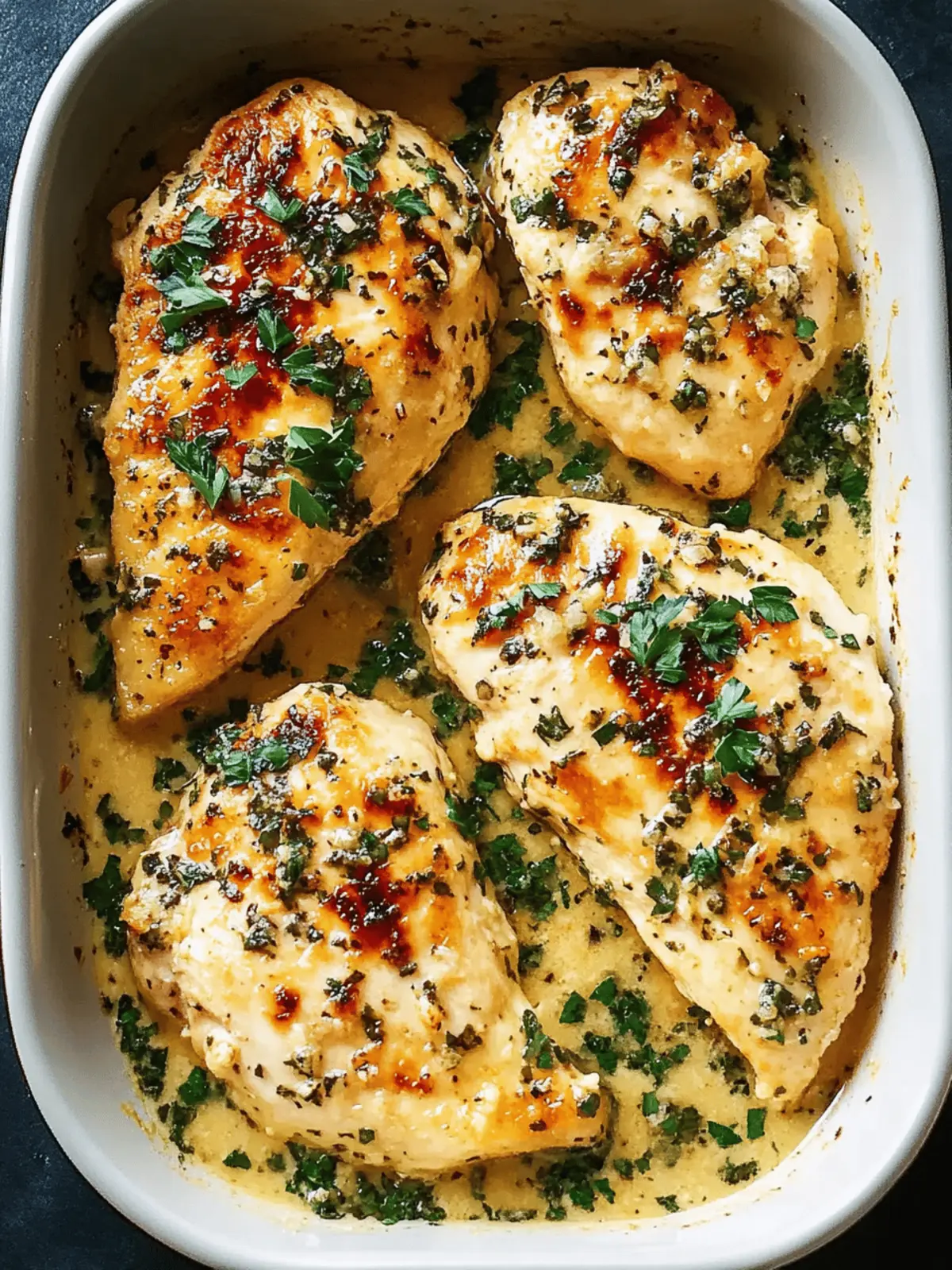 Garlic Butter Baked Chicken Breast