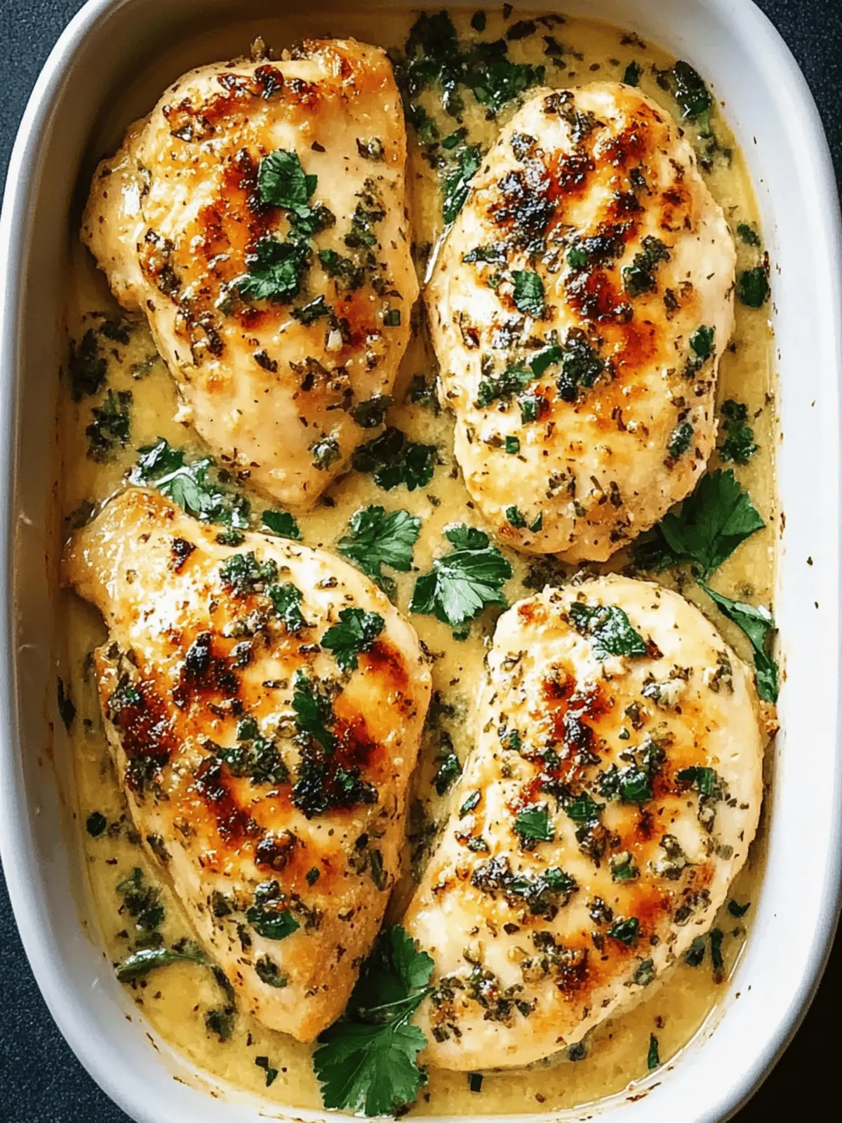 Garlic Butter Baked Chicken Breast