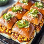 Mexican Paneer & Corn Sliders