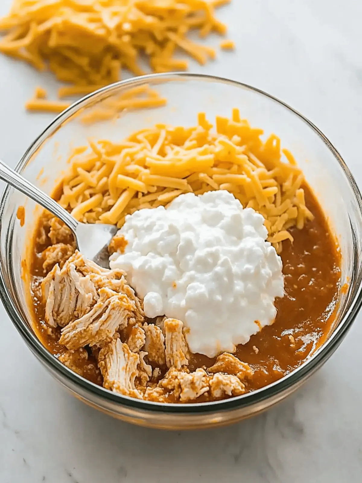 Buffalo Chicken Dip  Cottage Cheese
