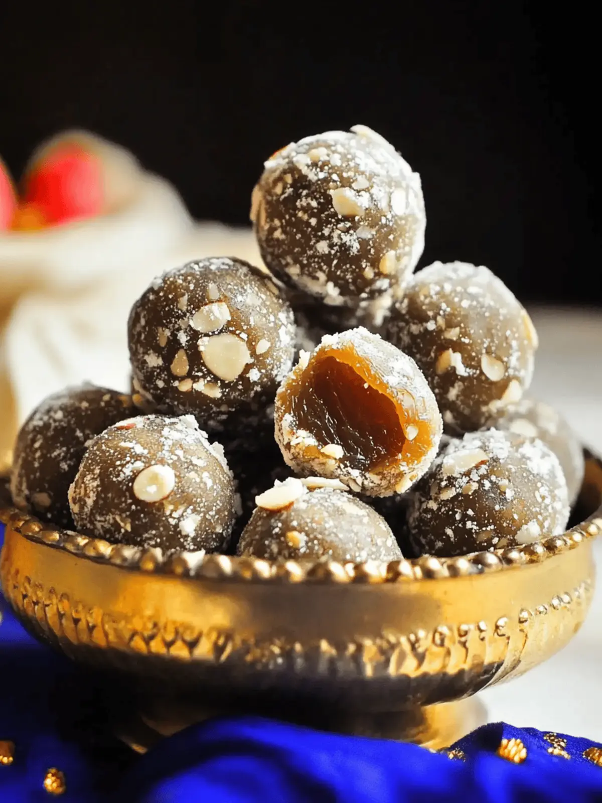 Almond Date Ladoos