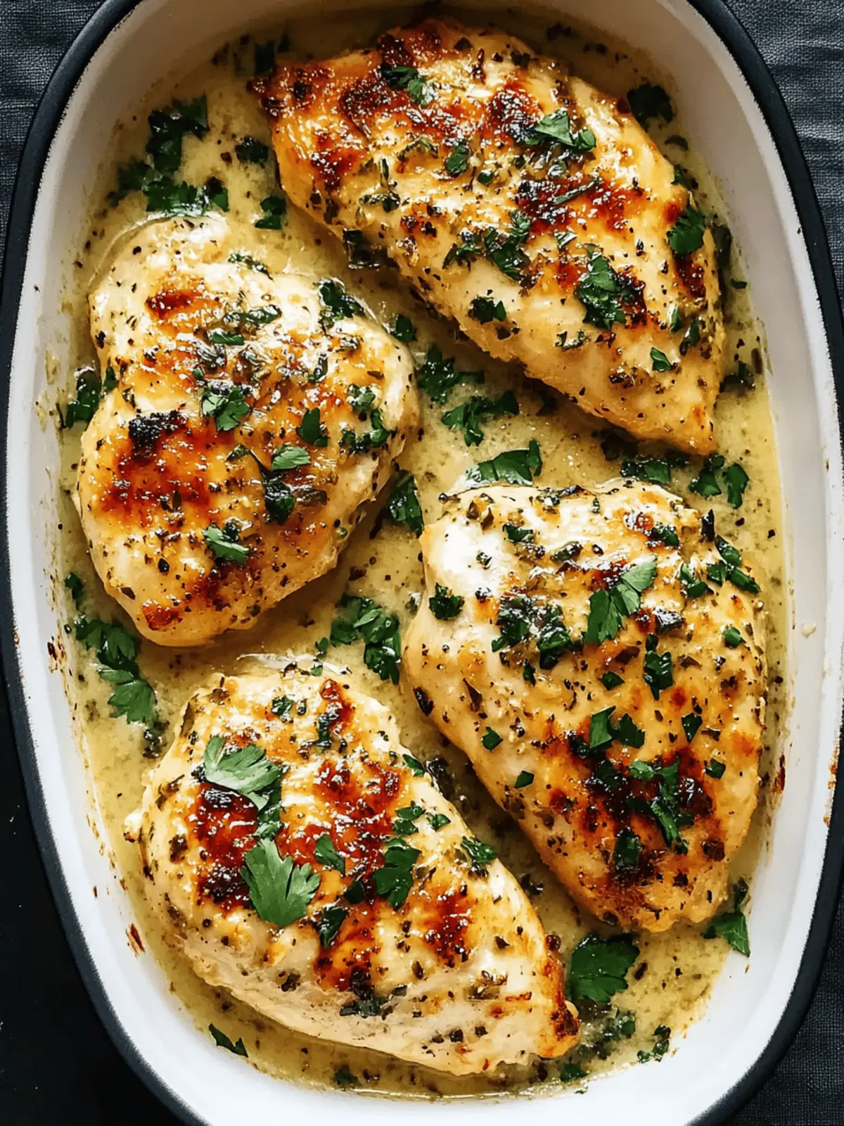 Garlic Butter Baked Chicken Breast