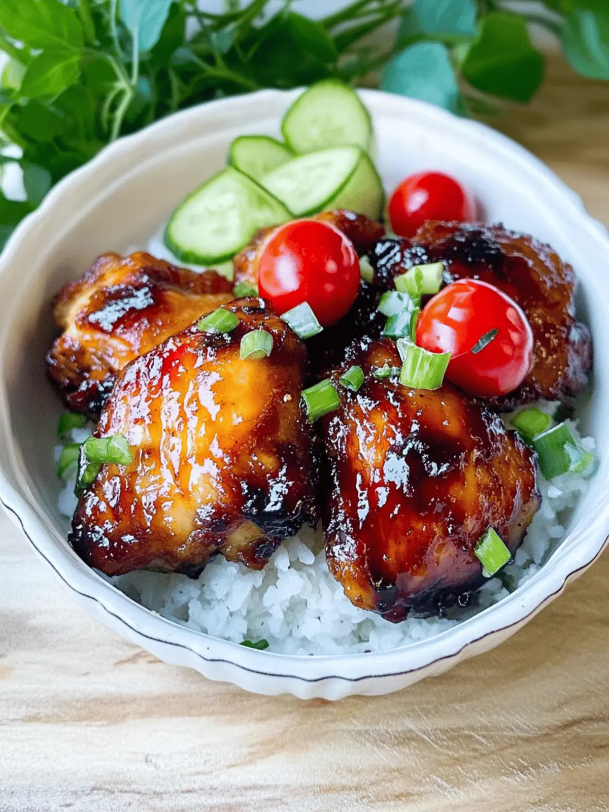 Sticky Sweet Chili Chicken Thighs