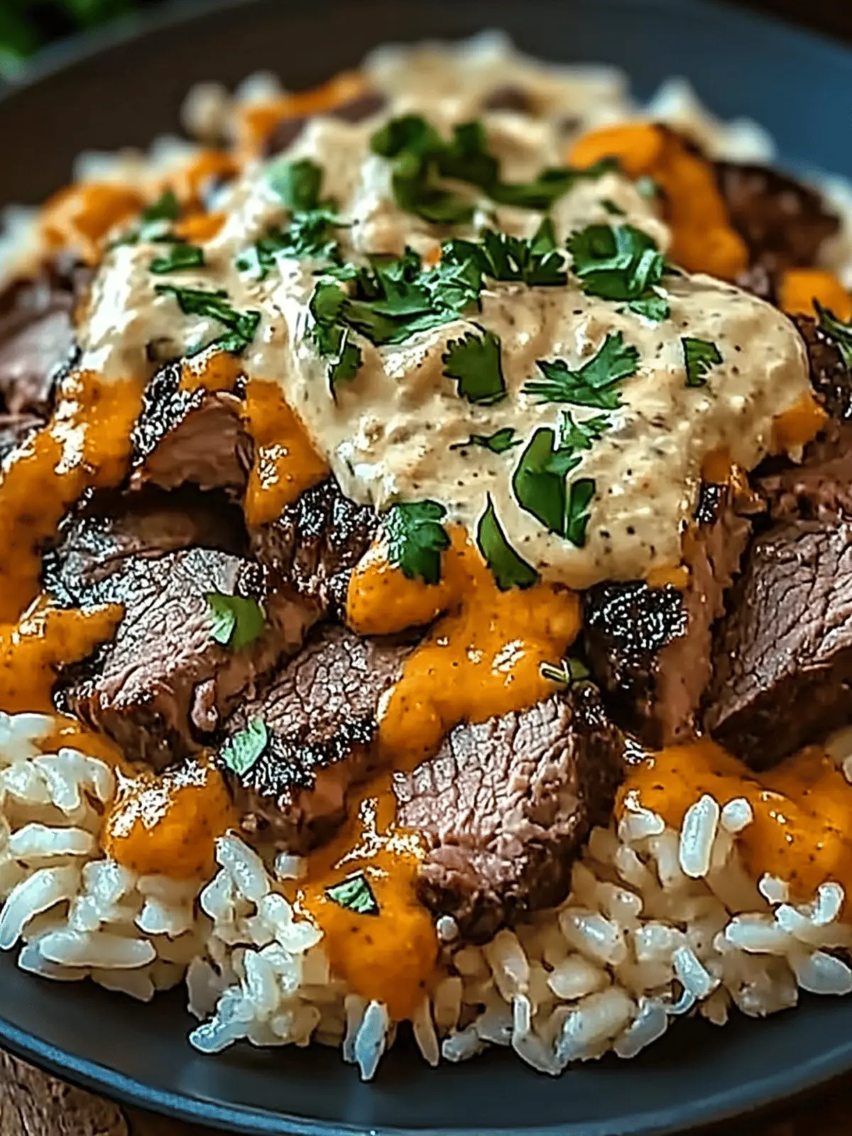 Steak & Queso Rice