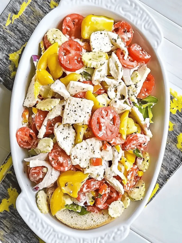 Italian Sub Salad Two Ways