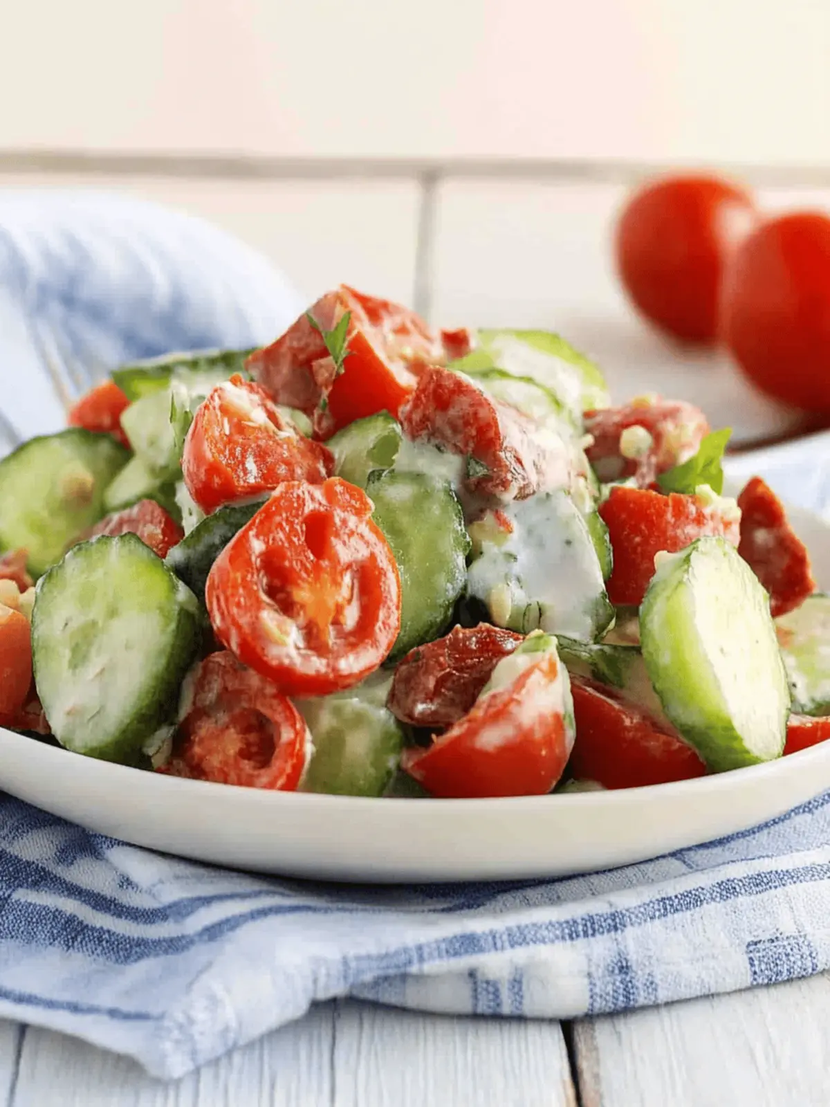 Cucumber Tomato Salad