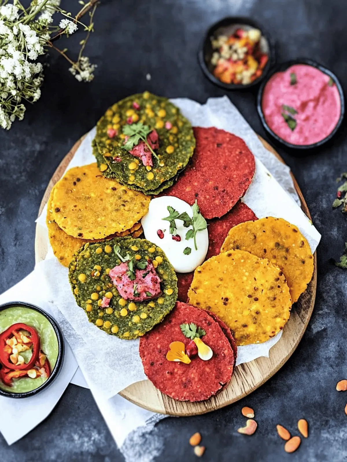 Lentil Chilla Crisps