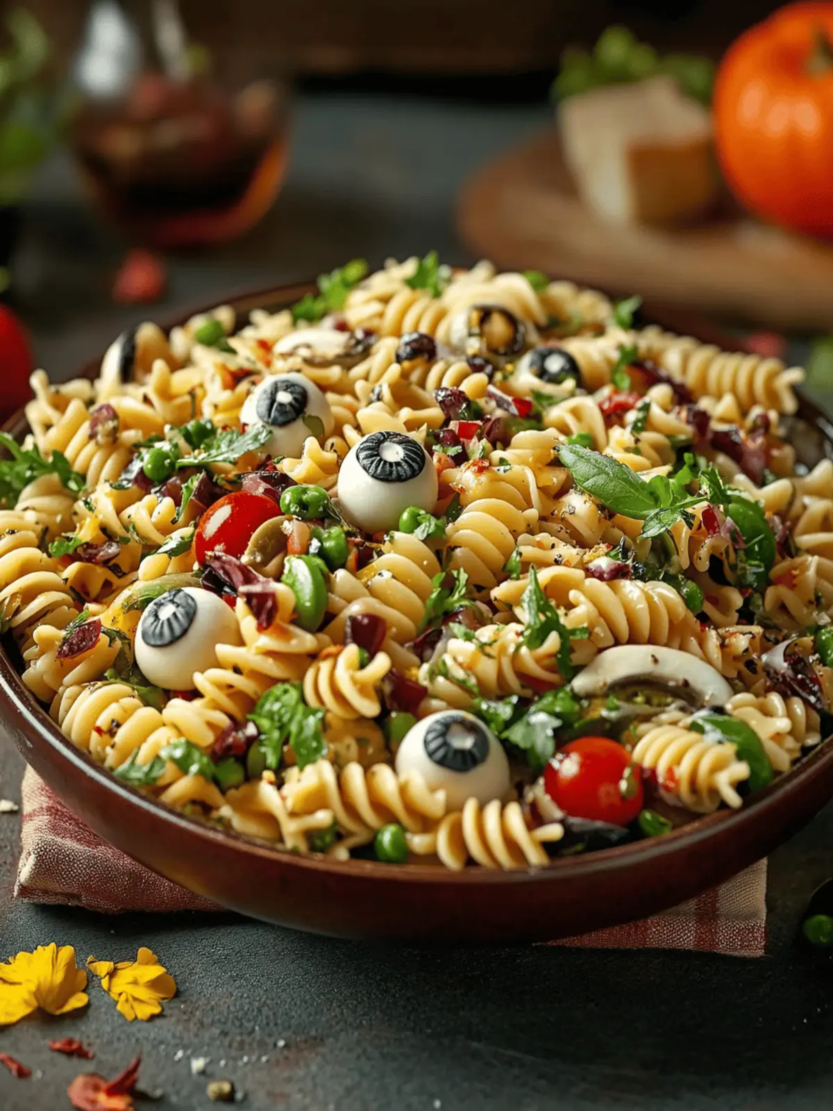 Eyeball Pasta Salad