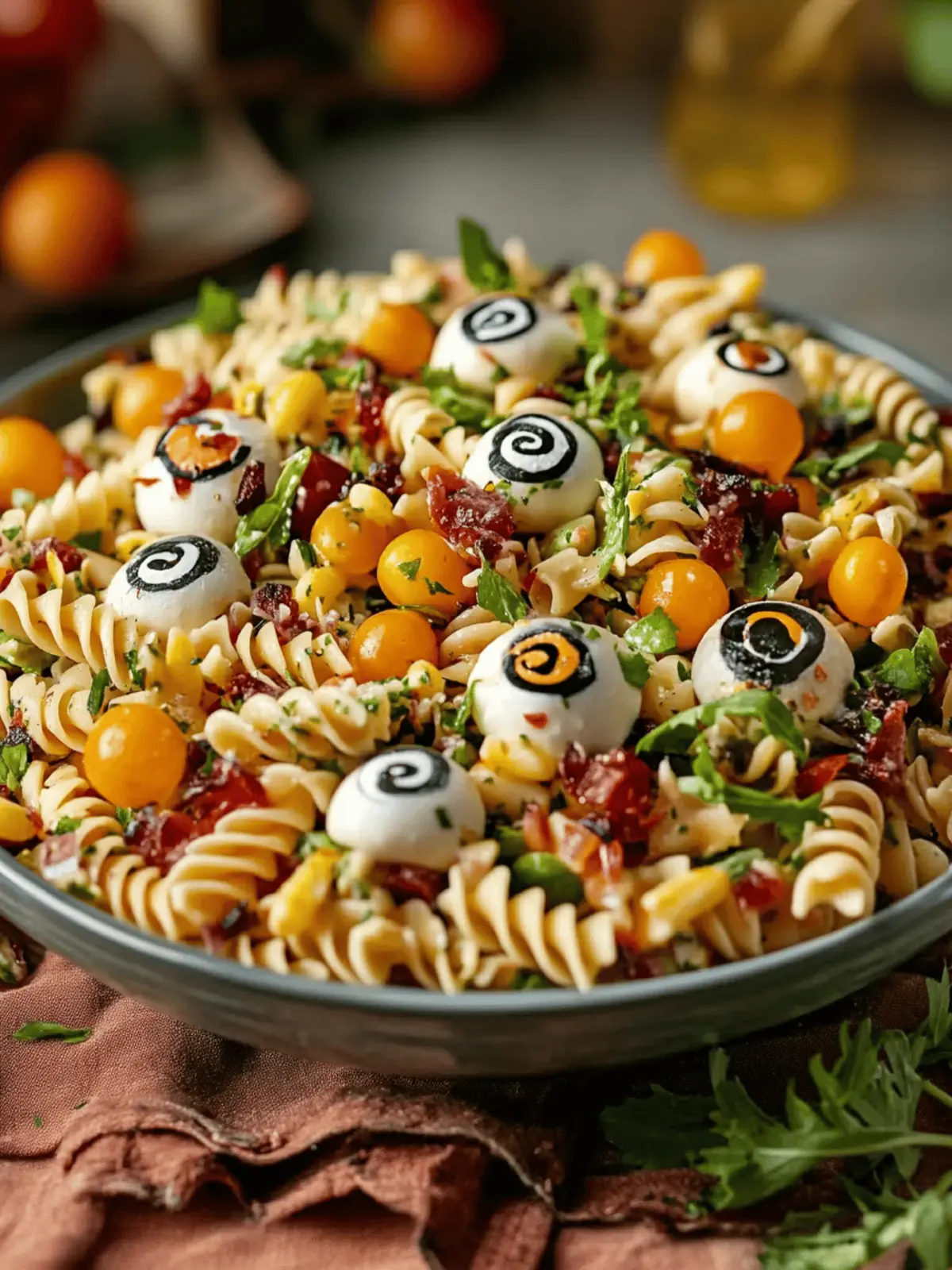 Eyeball Pasta Salad