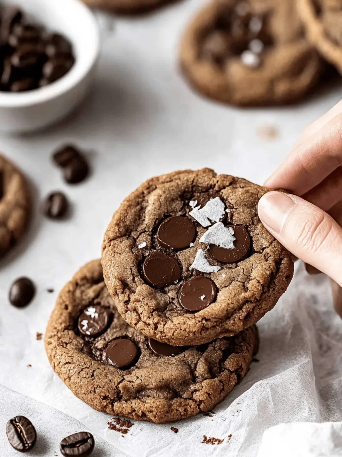 Chocolate Espresso Cookies