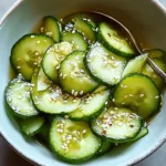 Cucumber vinegar salad