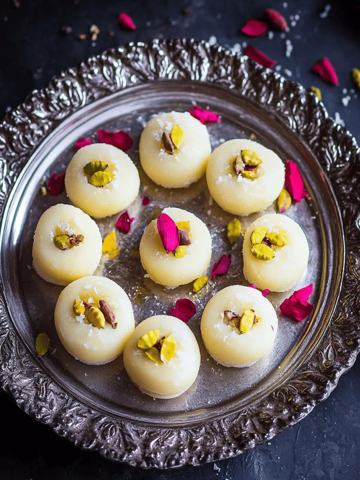 Coconut Cardamom Peda