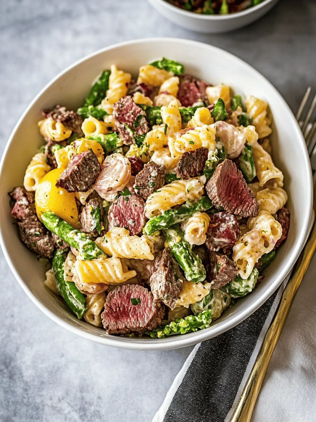 Steak Pasta Salad