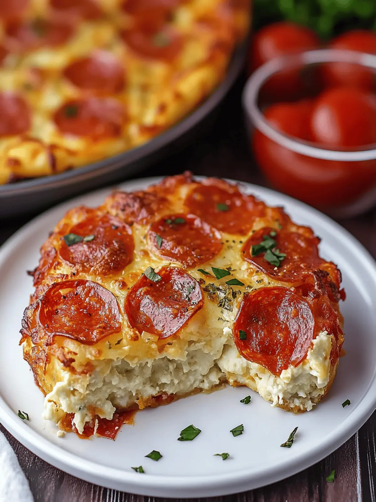 Pizza Style Cottage Cheese Bake