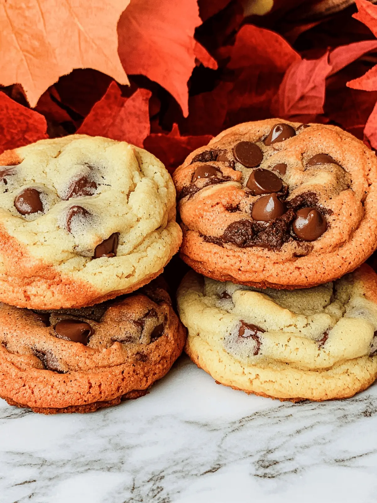 Marble Chocolate Chip Cookies