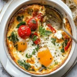 Baked Feta Eggs