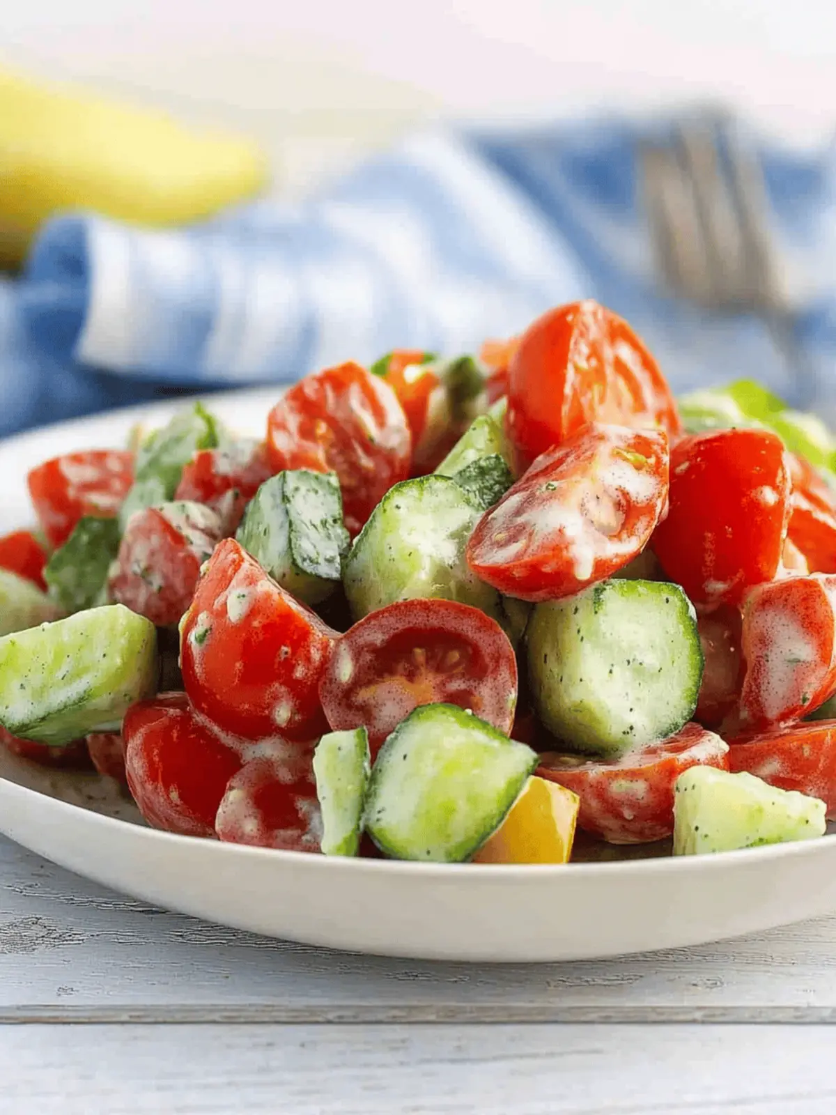 Cucumber Tomato Salad
