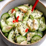 California Roll Cucumber Salad