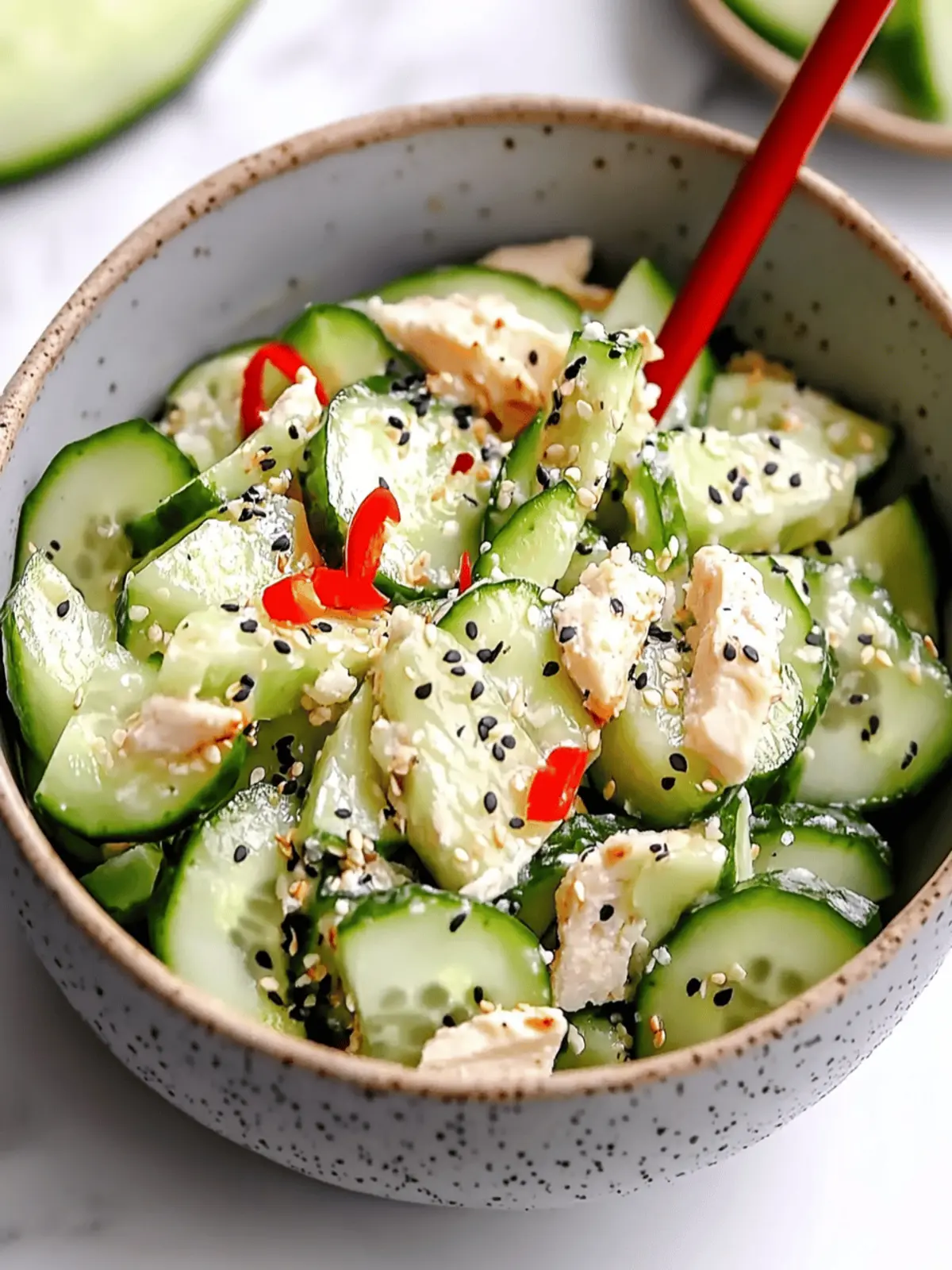 California Roll Cucumber Salad