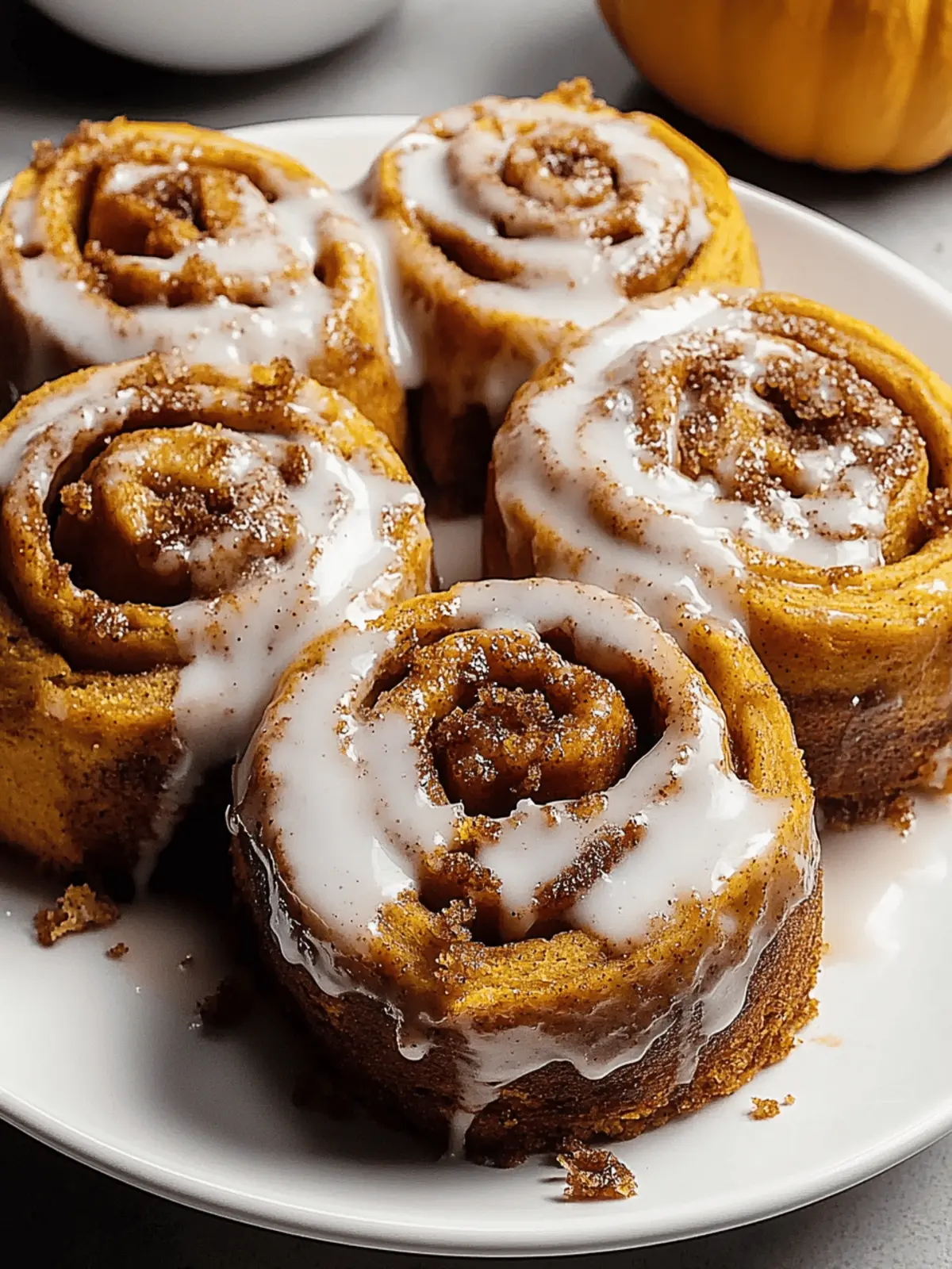 Pumpkin Chai Cinnamon Rolls