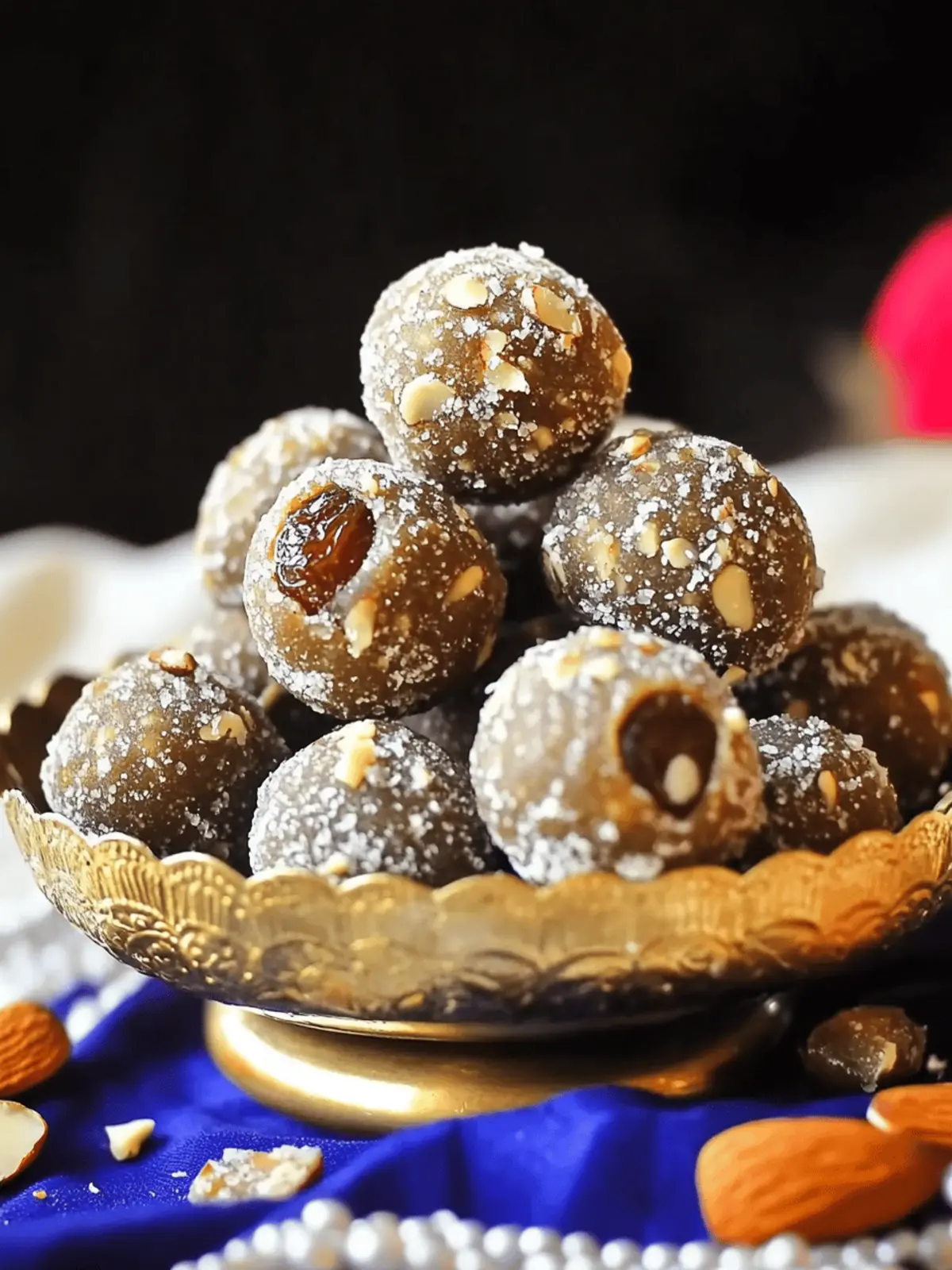 Almond Date Ladoos