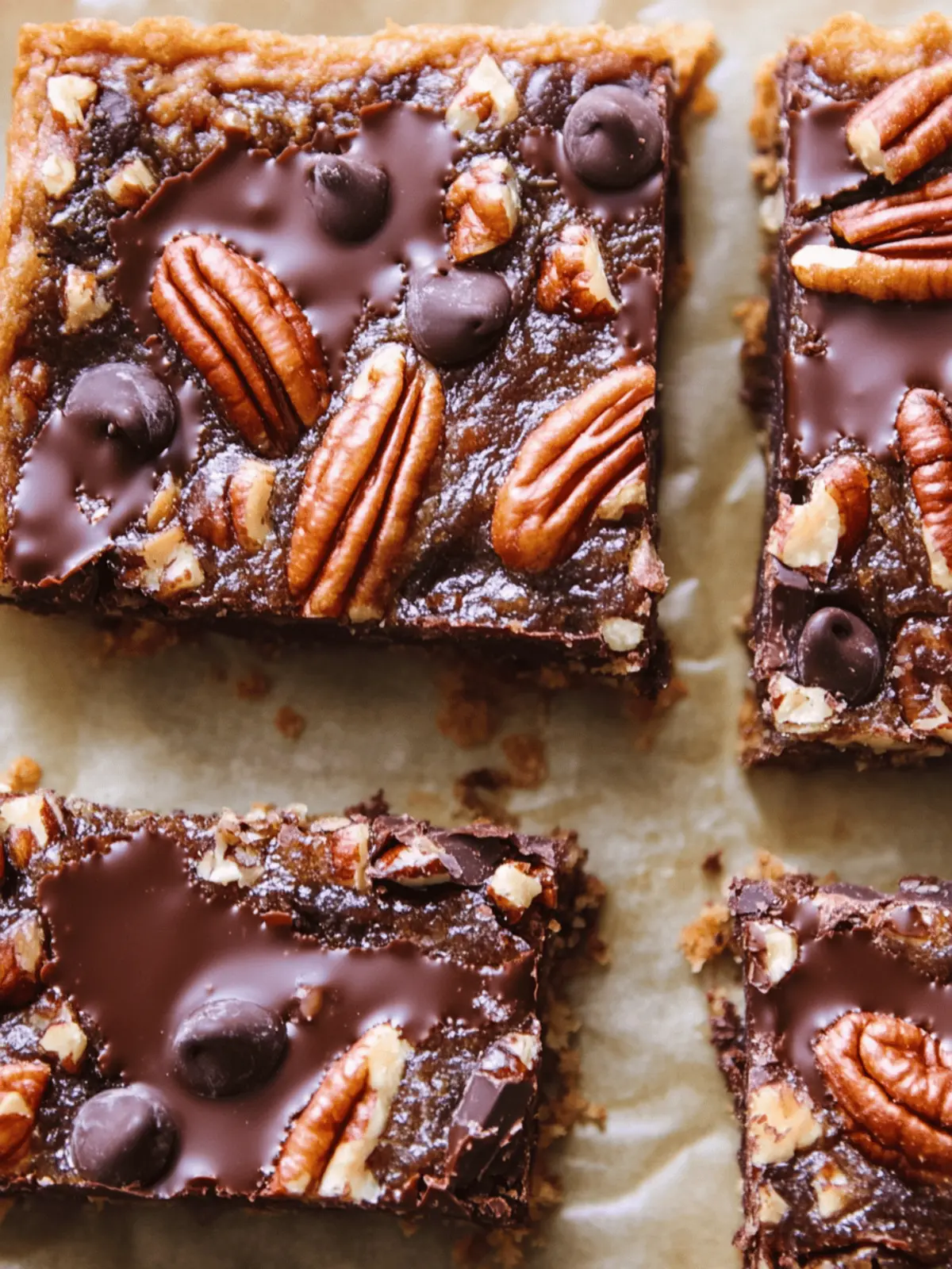 Salted Chocolate Pecan Dessert Bars