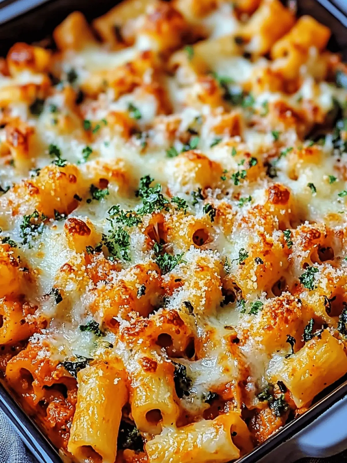 Loaded Veggie Baked Ziti