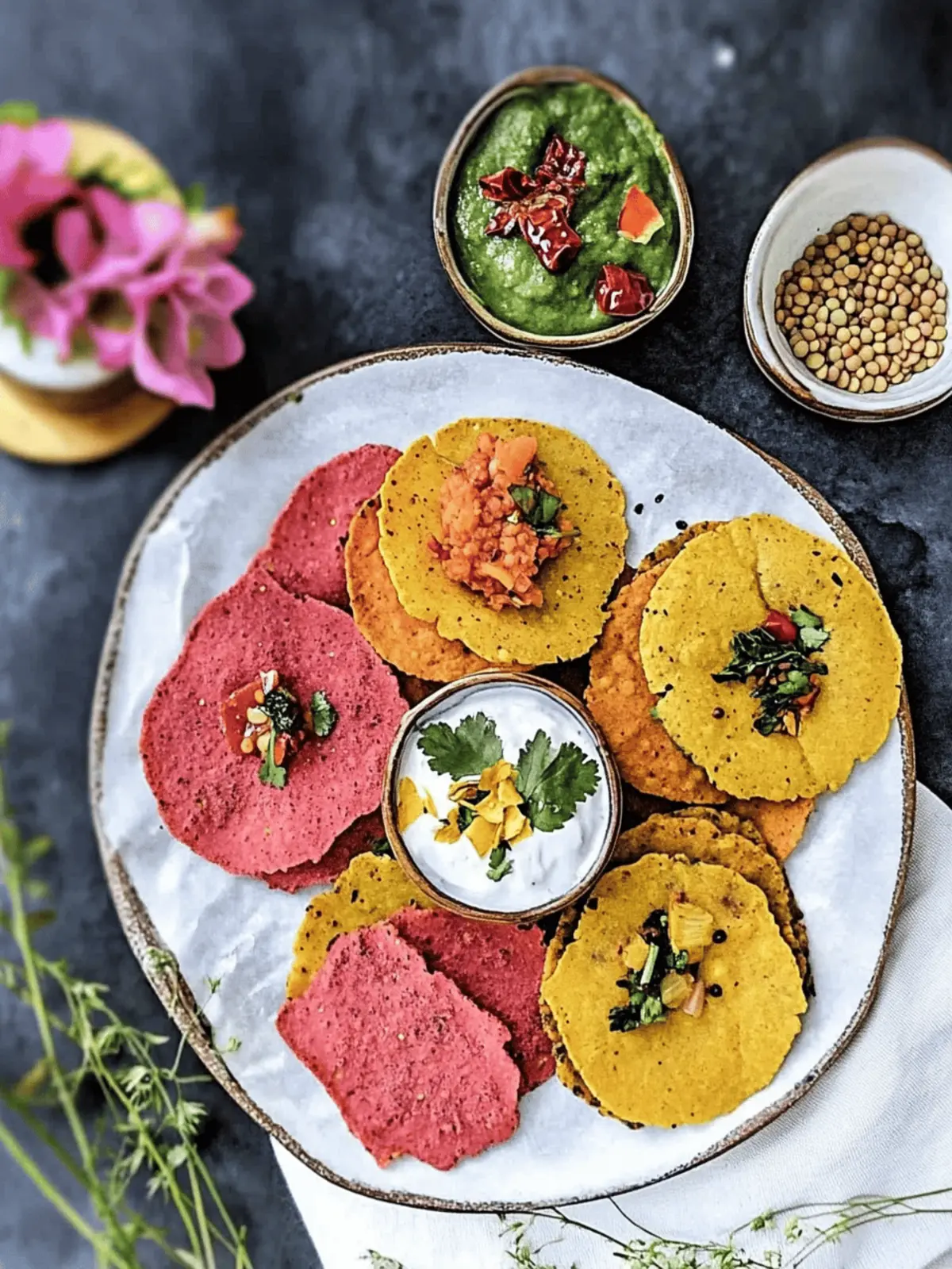 Lentil Chilla Crisps