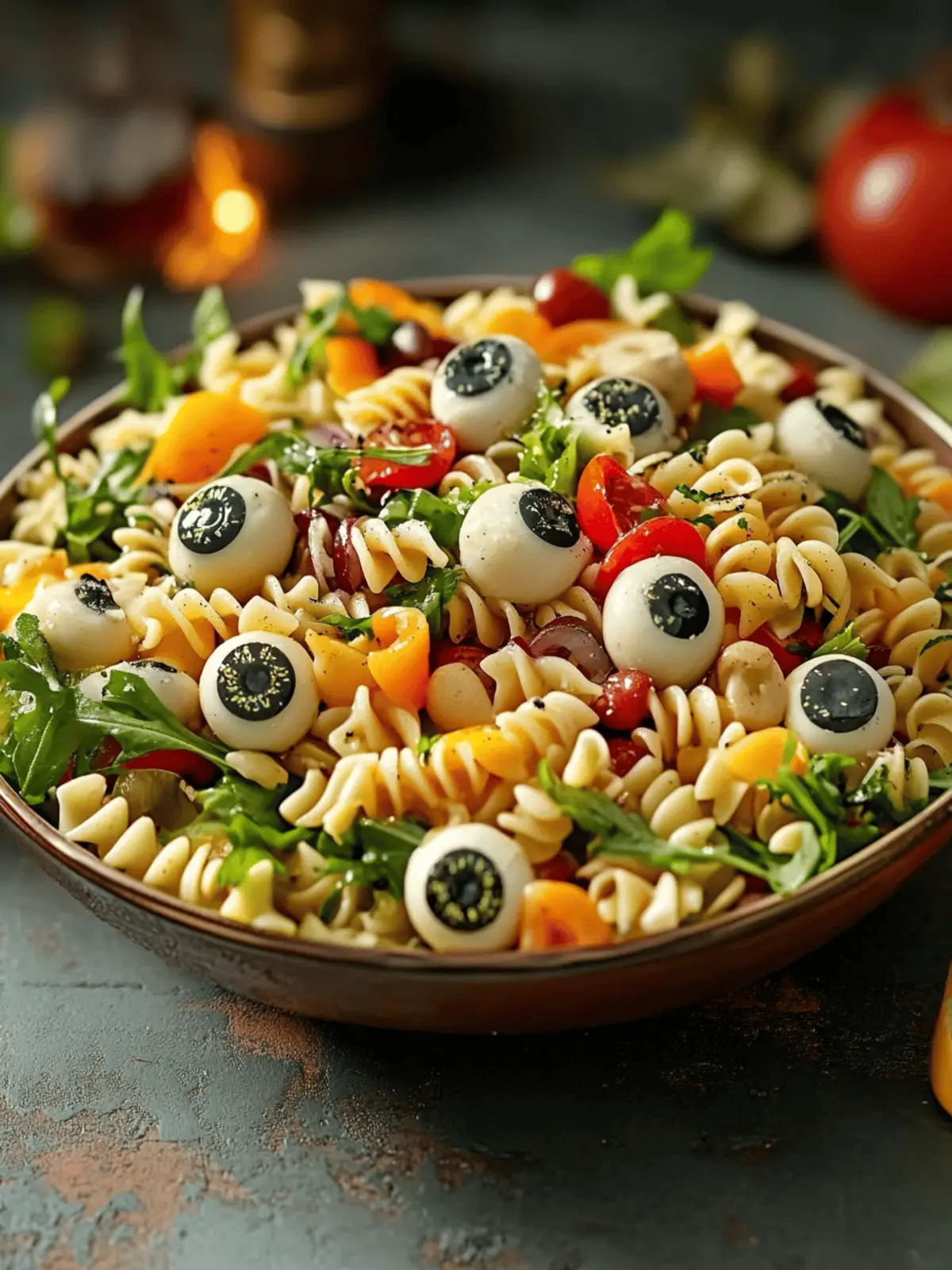 Eyeball Pasta Salad