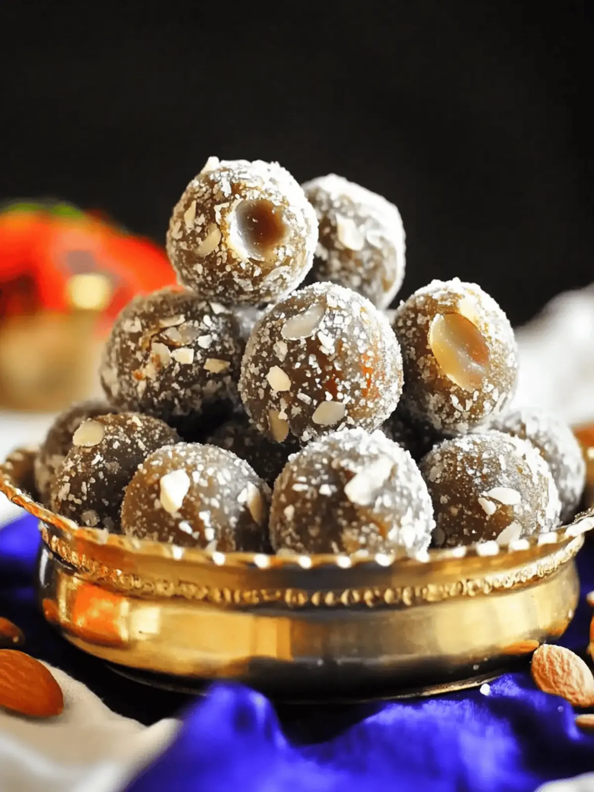 Almond Date Ladoos