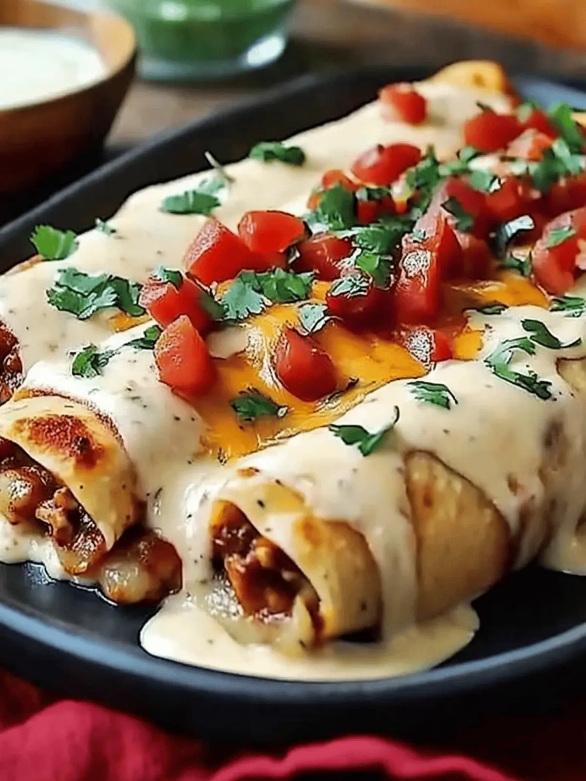 Jalapeño Popper Cheesy Chicken Enchiladas