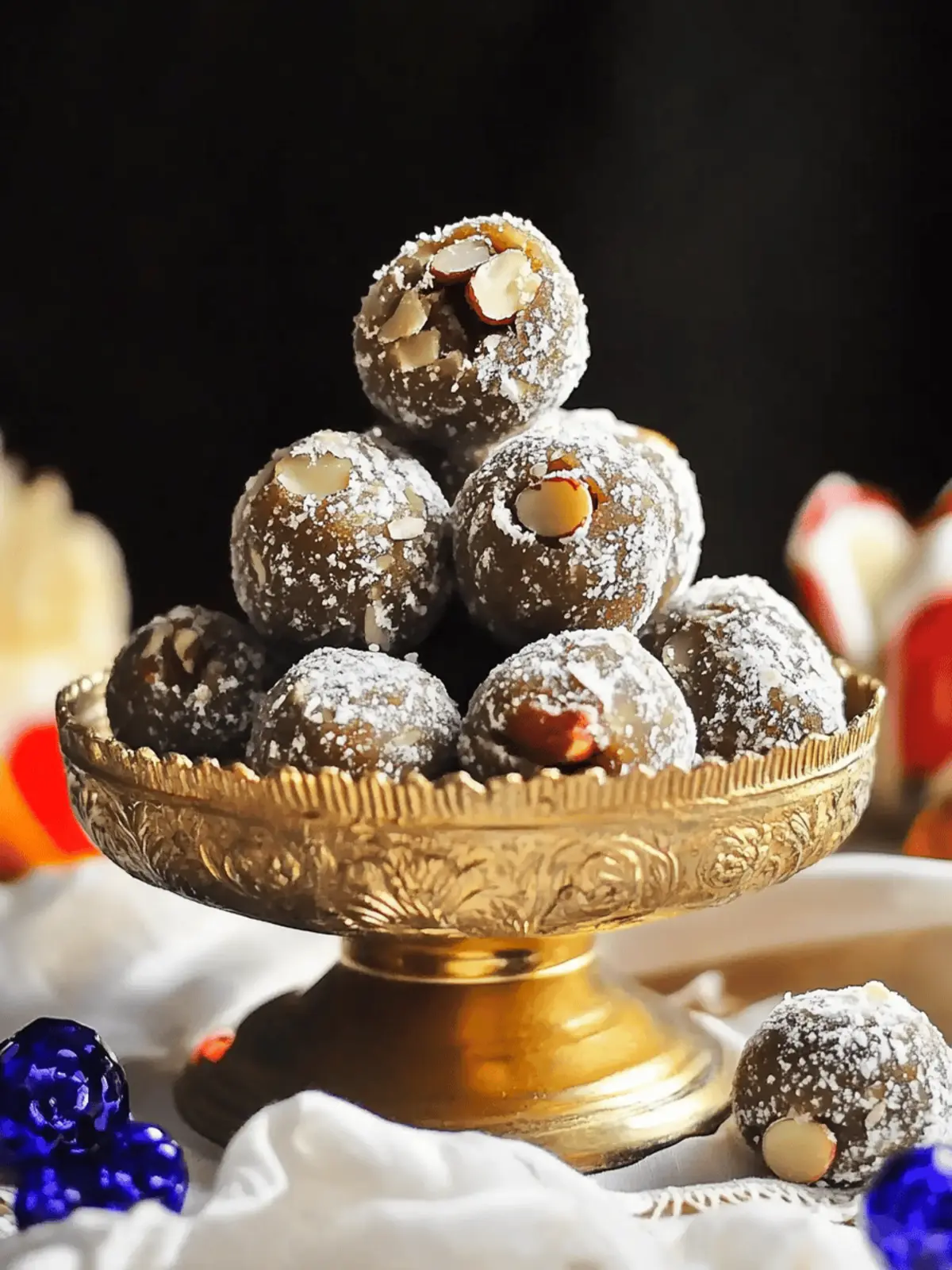 Almond Date Ladoos