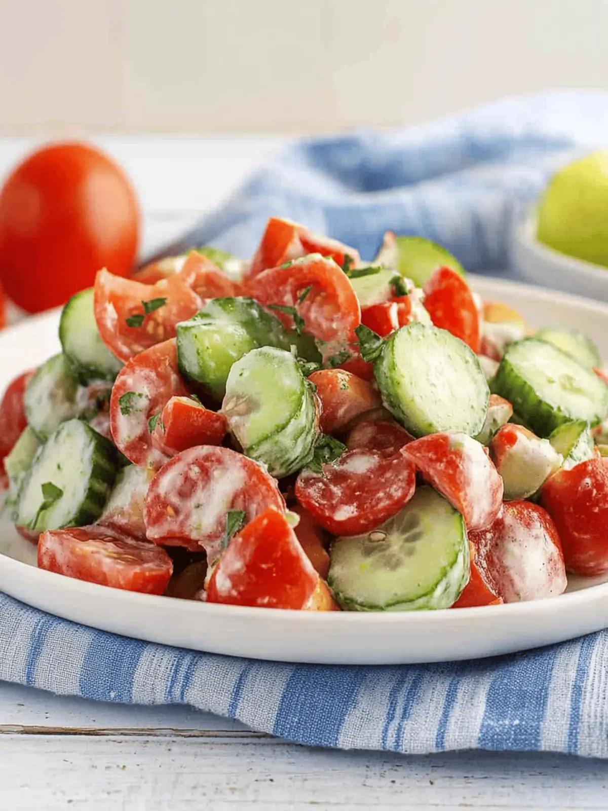 Cucumber Tomato Salad