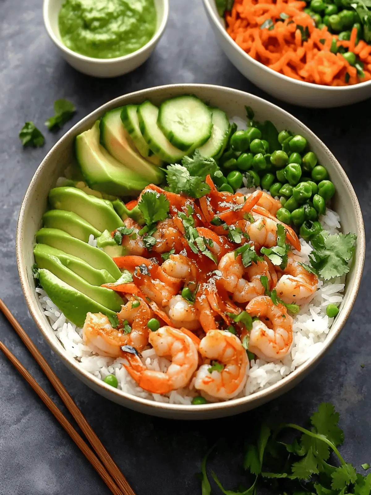 Spicy Shrimp Rice Bowls