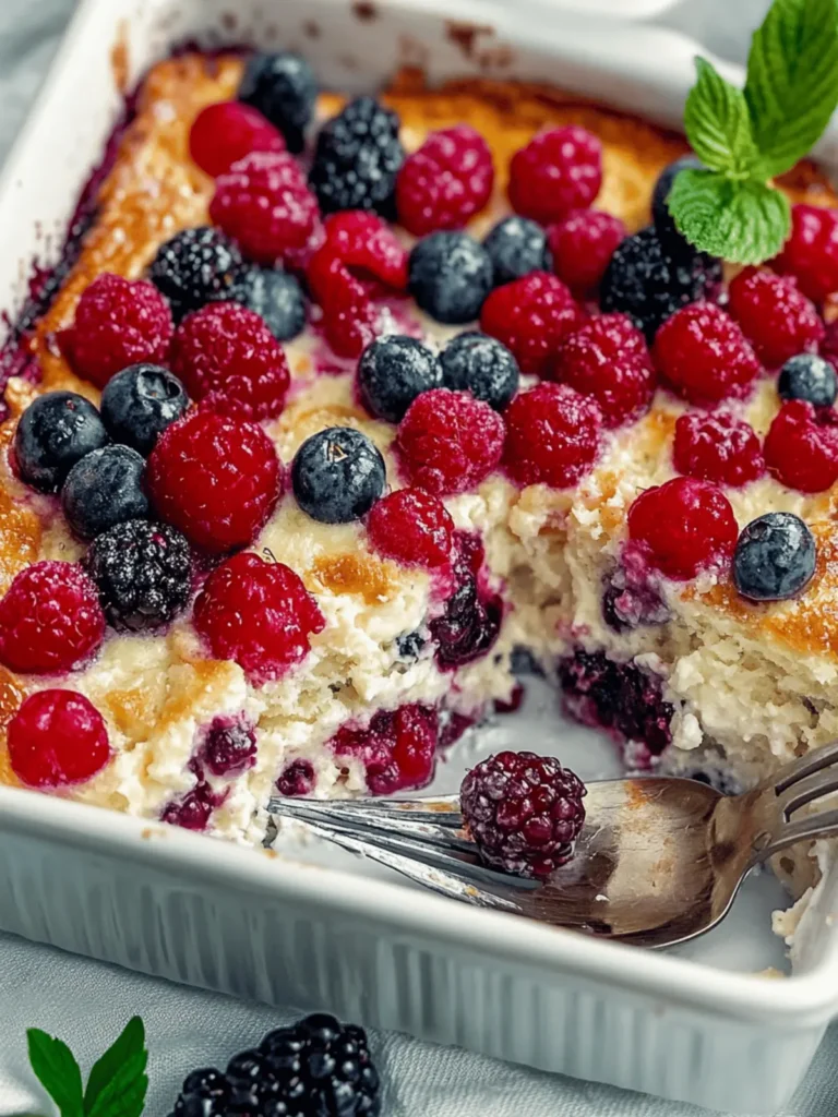 Triple Berry Bake