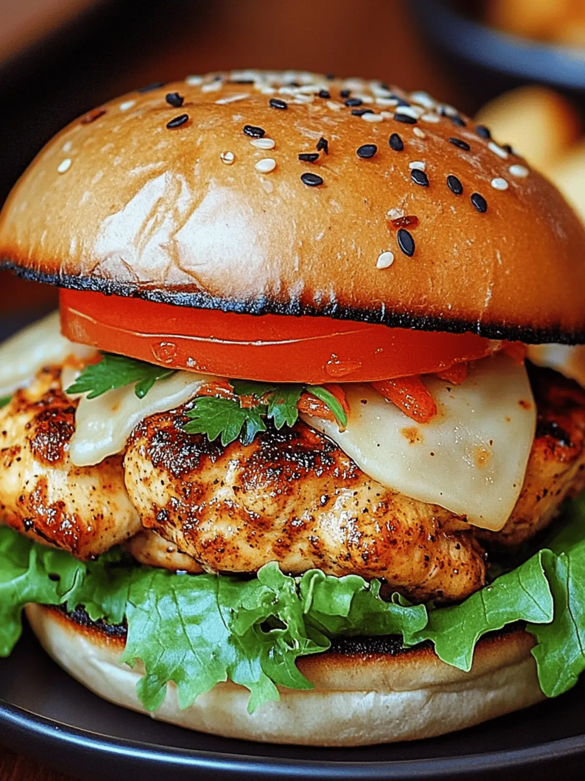 Spicy Chipotle Chicken Burger