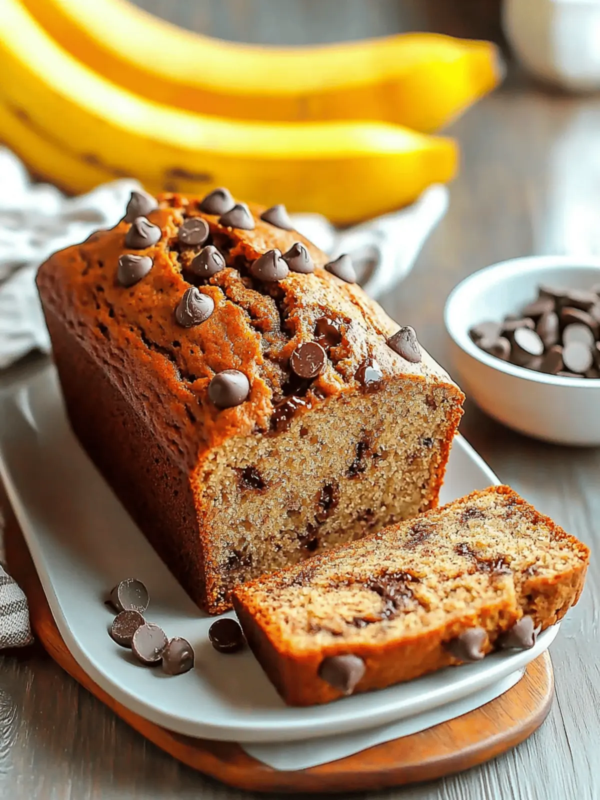 Choco Chip Banana Bread