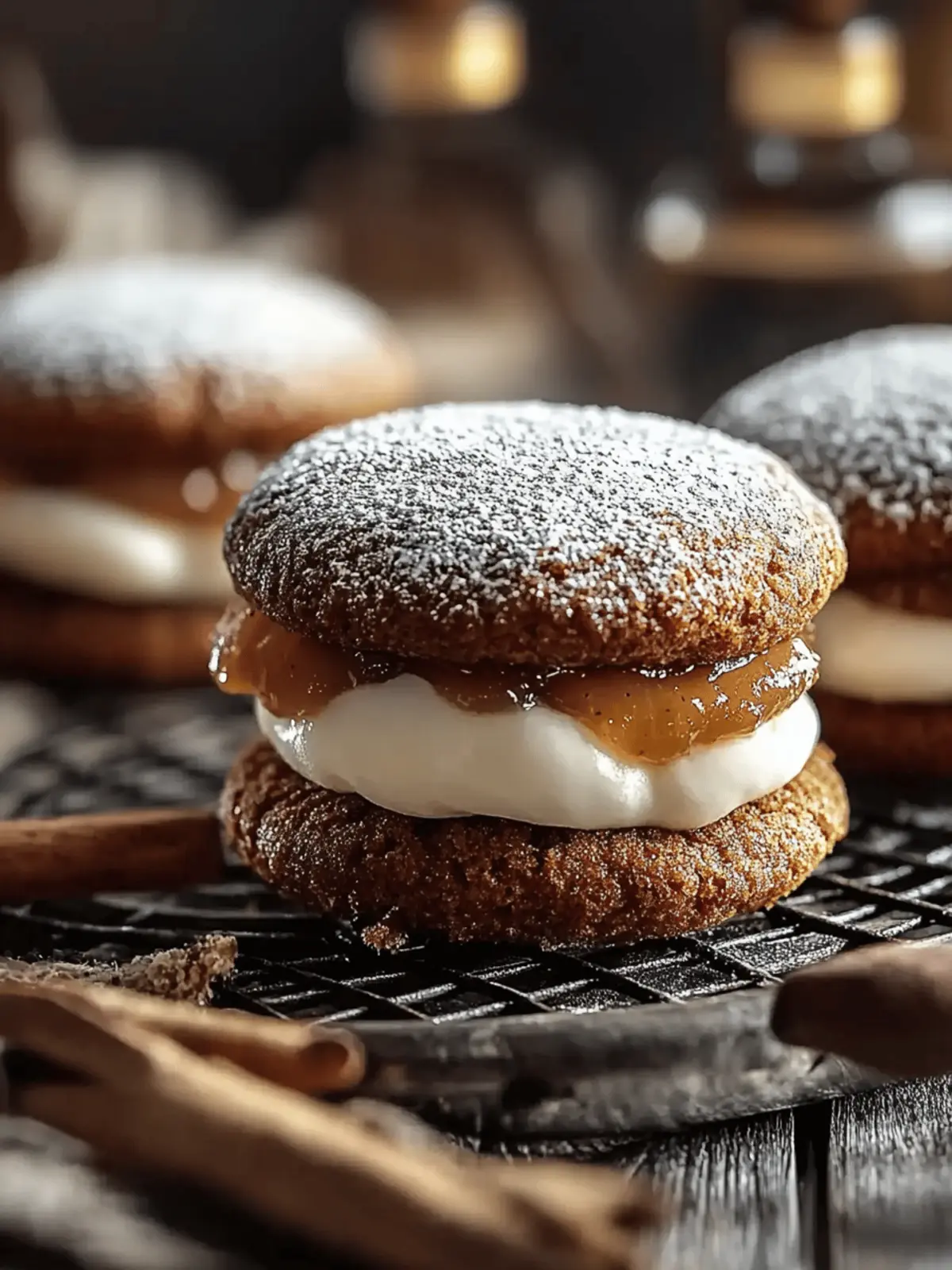 Apple Cider Whoopie Pie Cookies