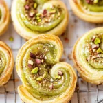 Pistachio Palmiers