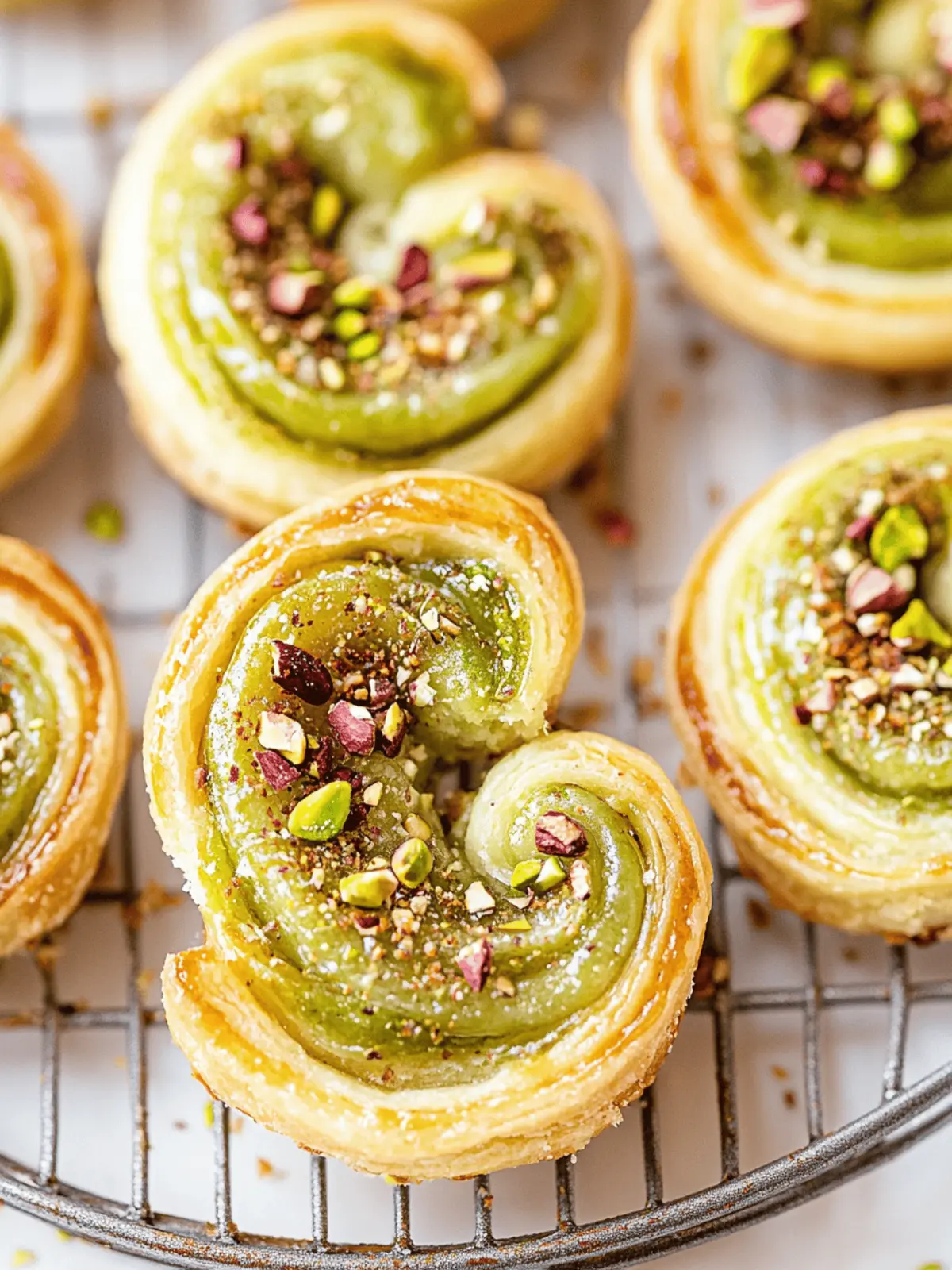 Pistachio Palmiers