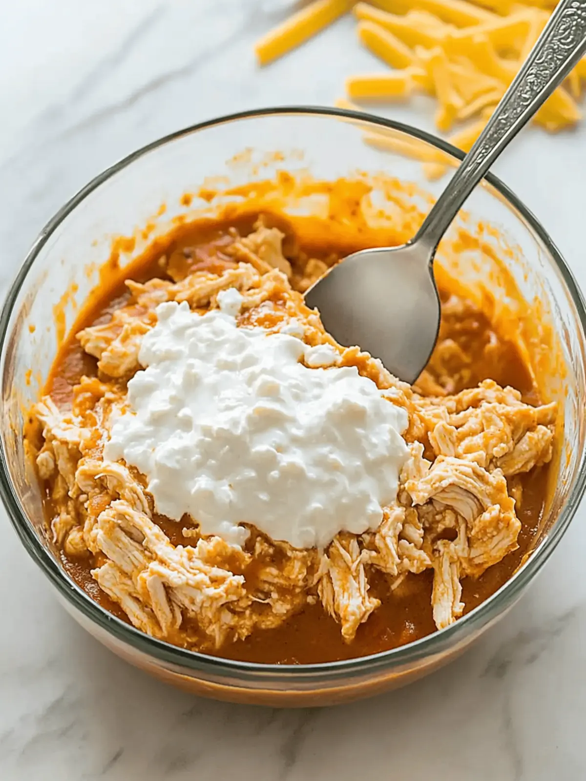 Buffalo Chicken Dip  Cottage Cheese