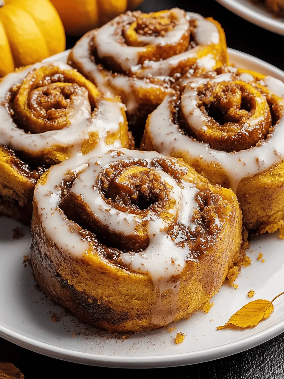 Pumpkin Chai Cinnamon Rolls
