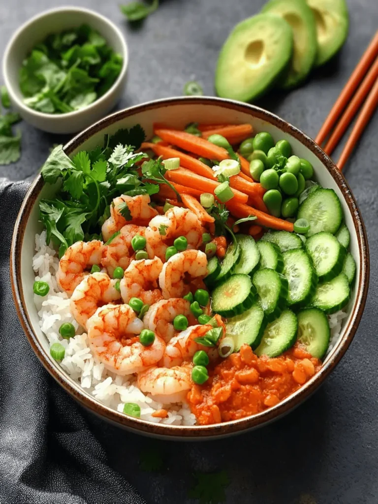 Spicy Shrimp Rice Bowls