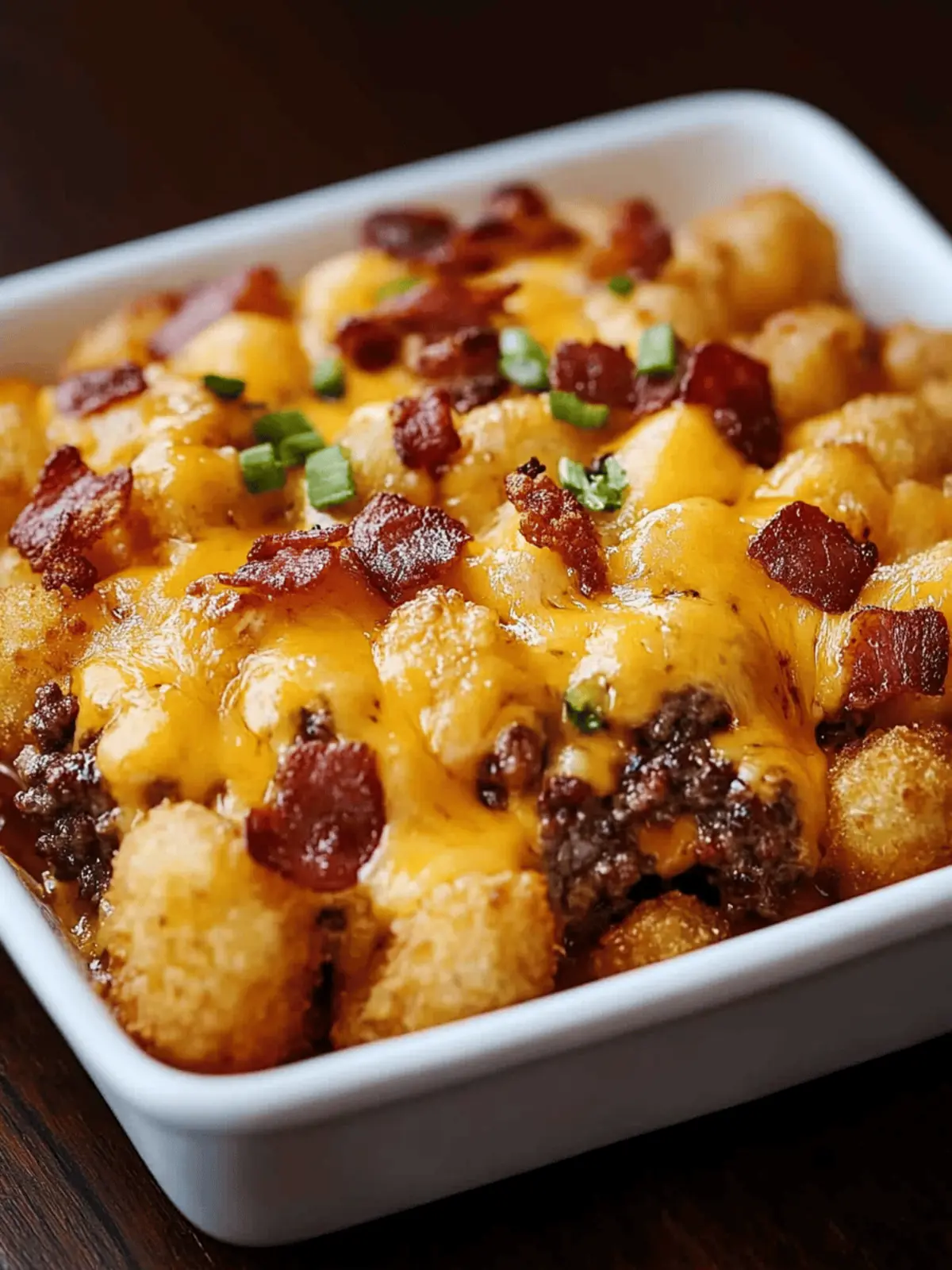 Cheeseburger Tater Tot
